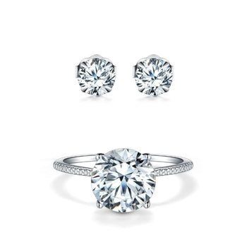 Parure Lena bijoux argent 925 bague boucles oreilles pas cher achat