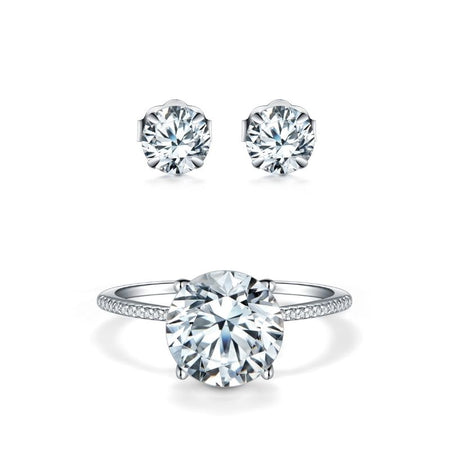 Parure Lena bijoux argent 925 bague boucles oreilles pas cher achat